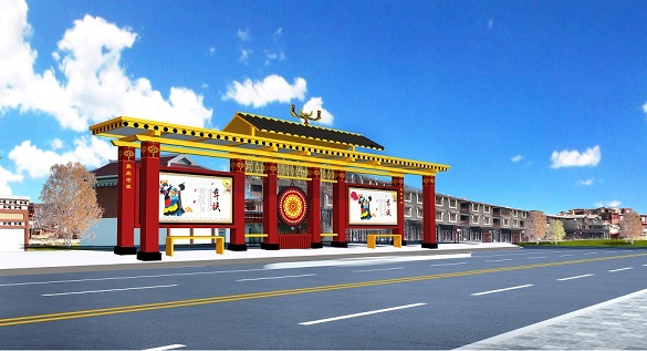 藏族客運站候車棚