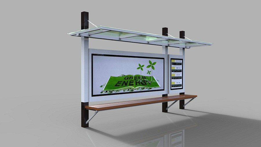 鄉(xiāng)鎮(zhèn)簡(jiǎn)約烤漆候車(chē)亭